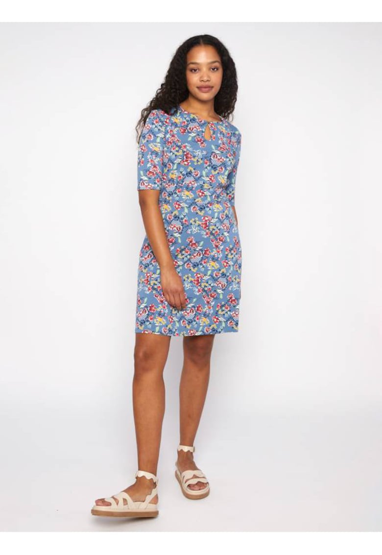 Rochie cu decupaj frontal in forma de lacrima -