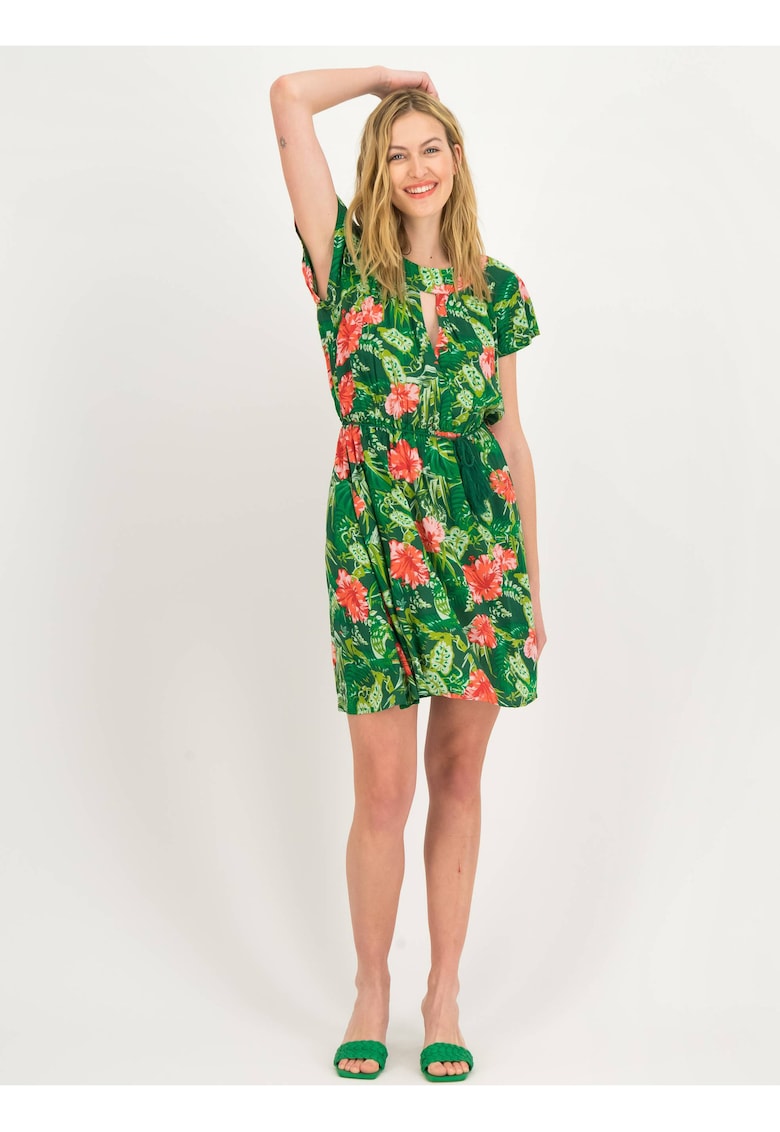 Rochie mini cu model floral