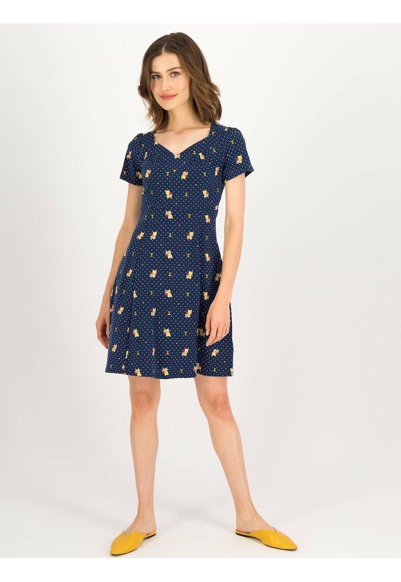 Rochie din amestec de bumbac organic - cu buline Sommerliebe