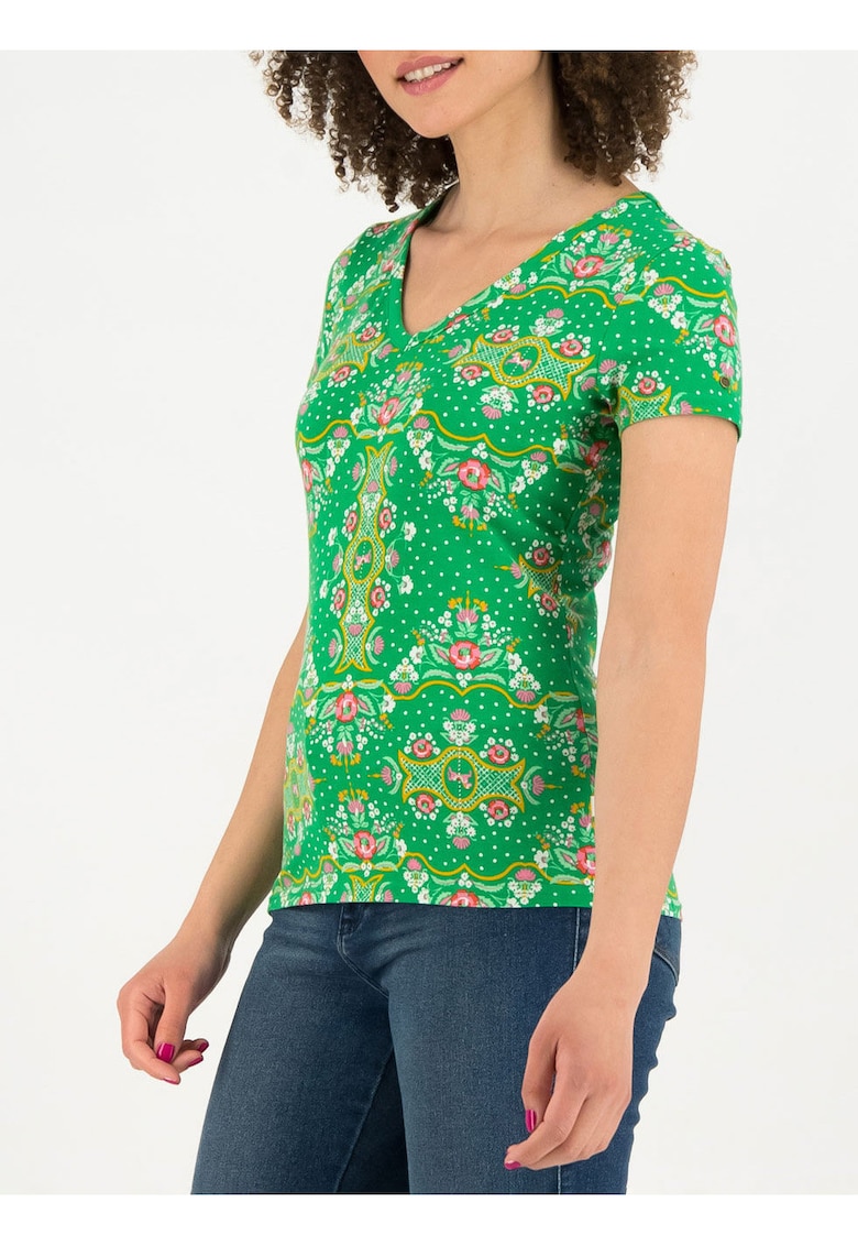 Tricou cu model floral