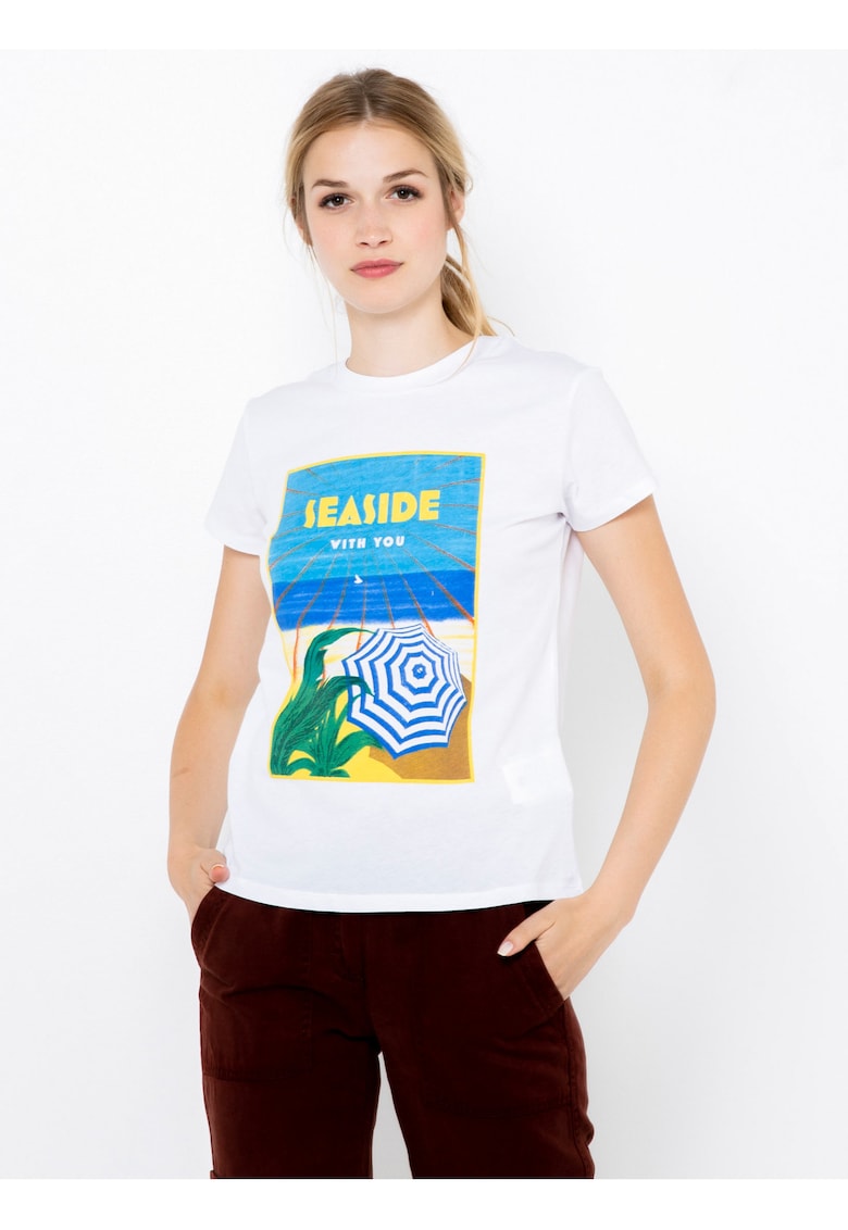 Tricou din bumbac cu imprimeu -