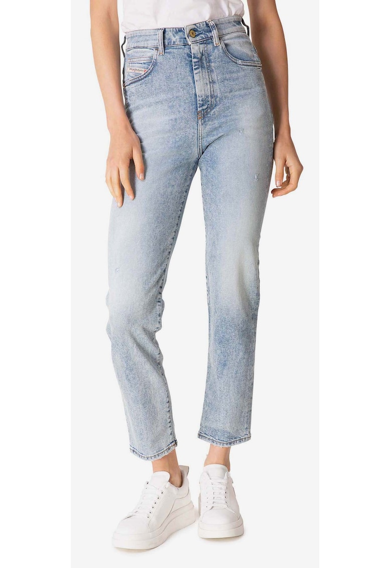 Blugi cu croiala dreapta D-Eiselle crop