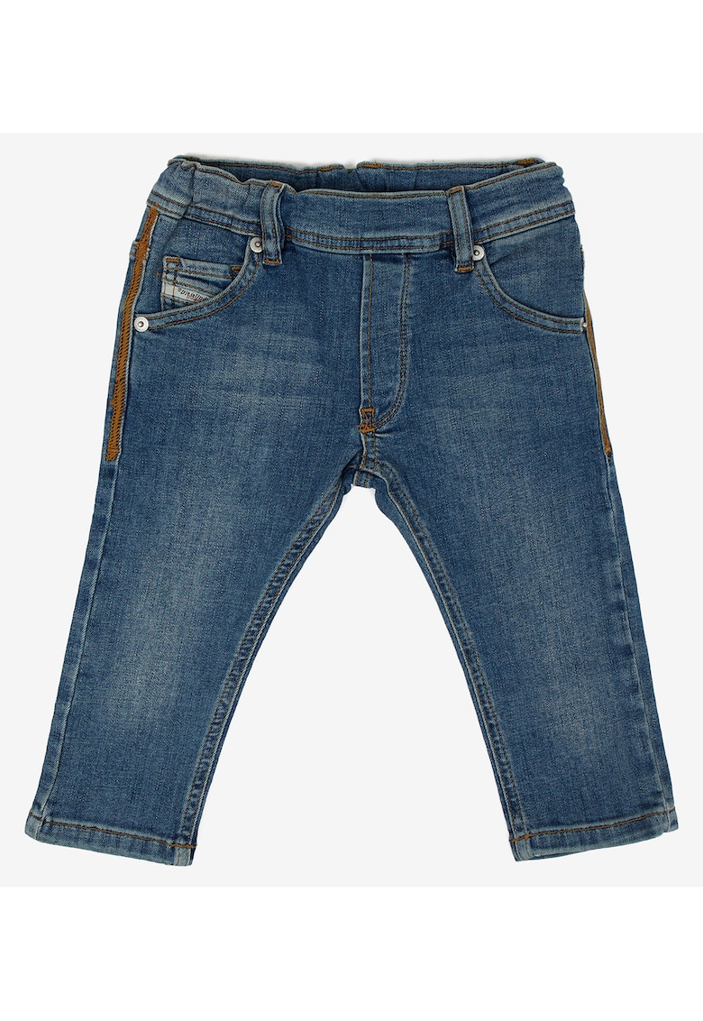 Blugi slim fit cu buzunare -