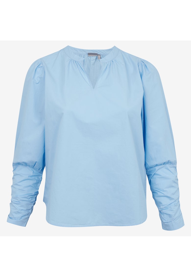 Bluza tunica cu imprimeu uni -