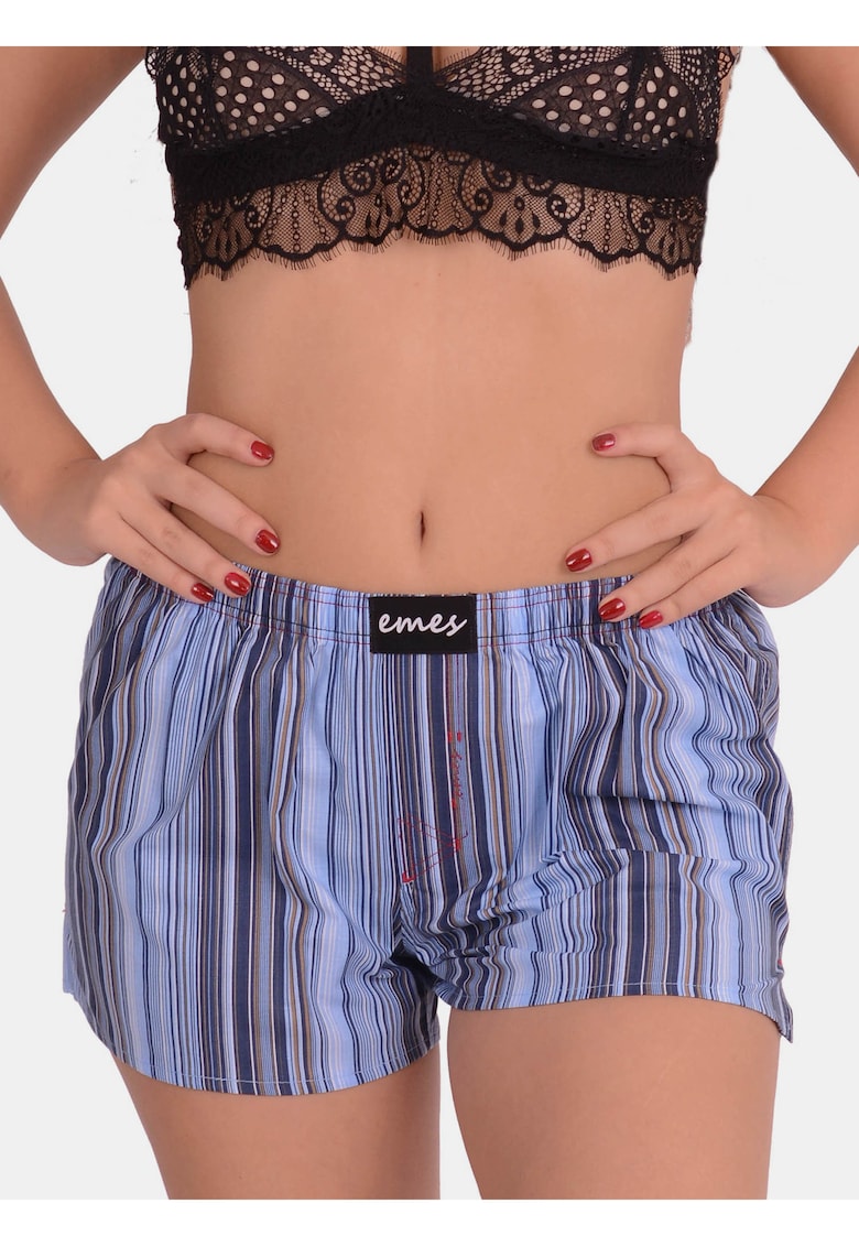 Pantaloni scurti de pijama in dungi