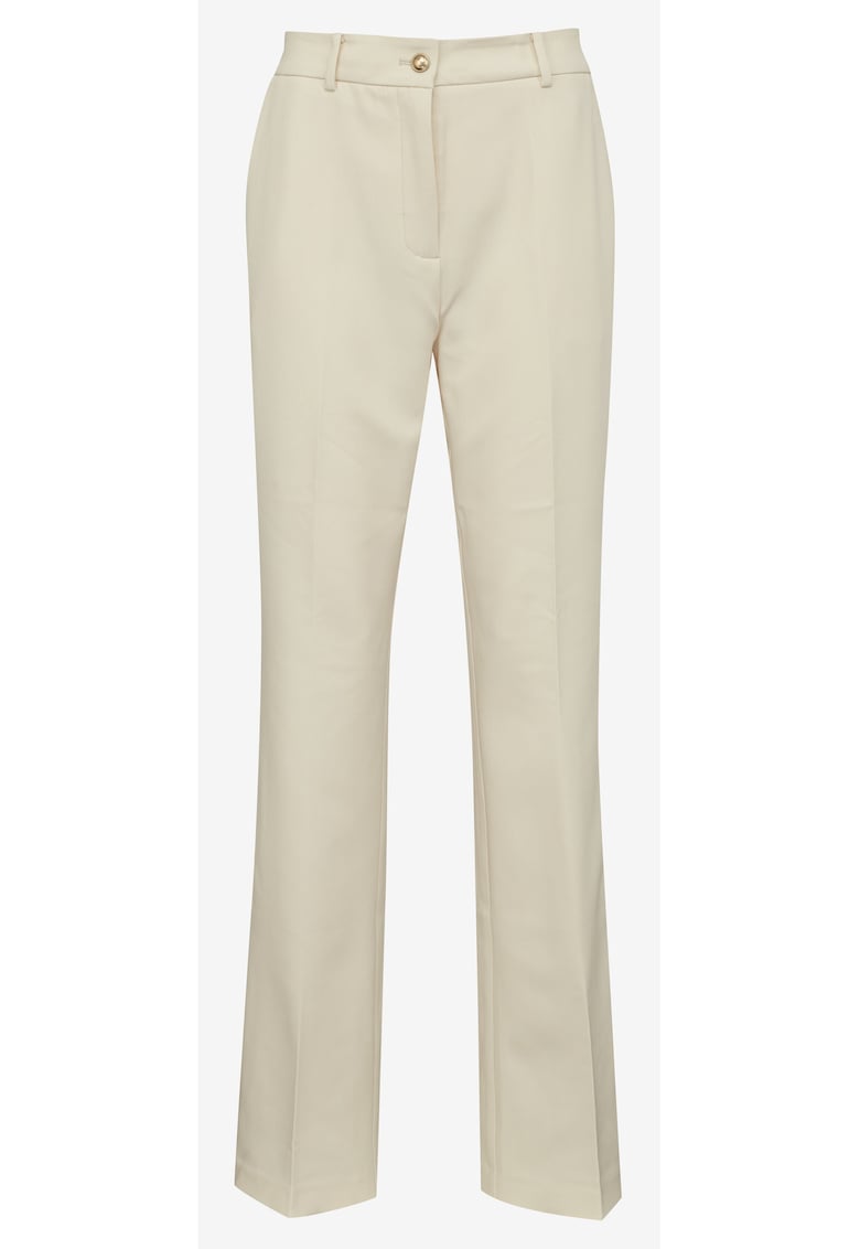 Pantaloni uni cu pense