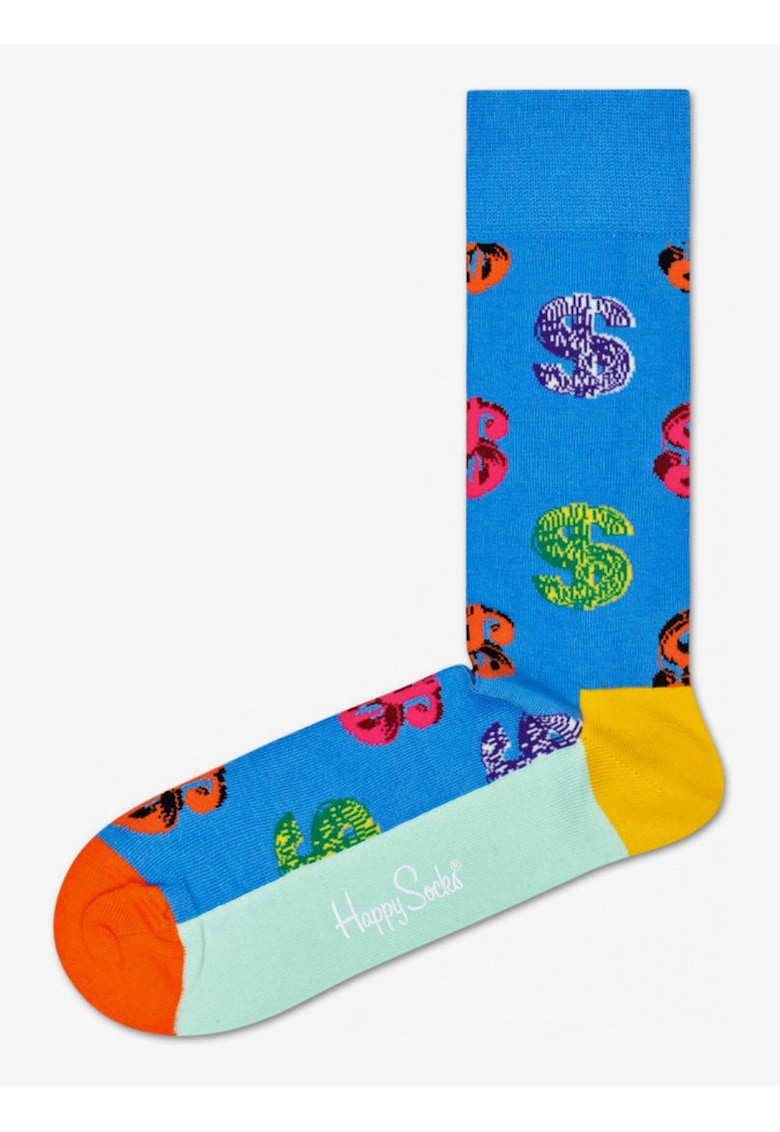 Sosete lungi cu model Andy Warhol Dollar -