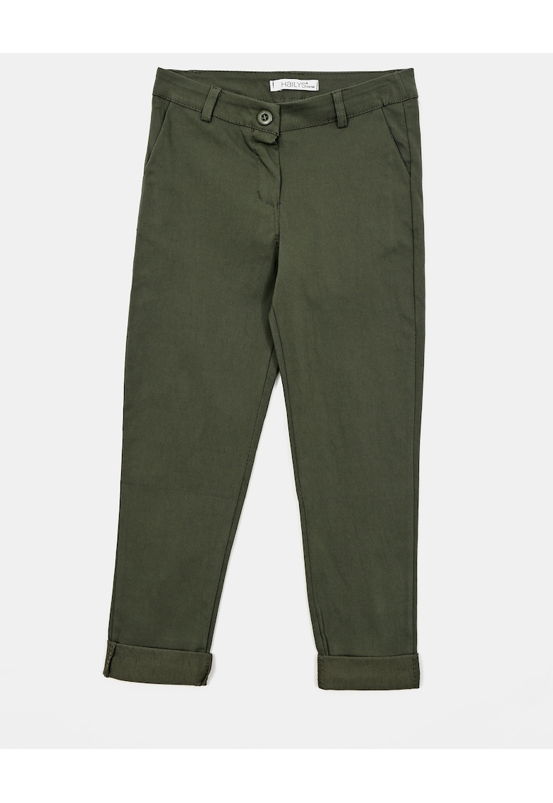 Pantaloni uni regular fit