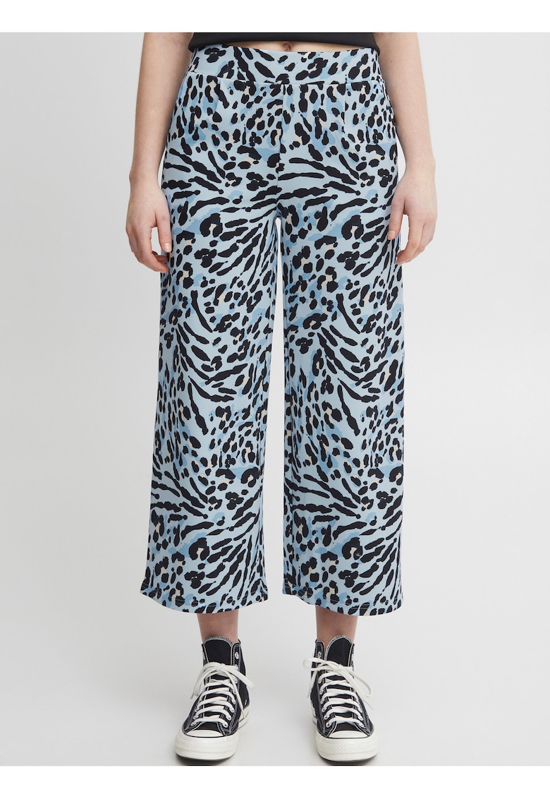 Pantaloni drepti crop