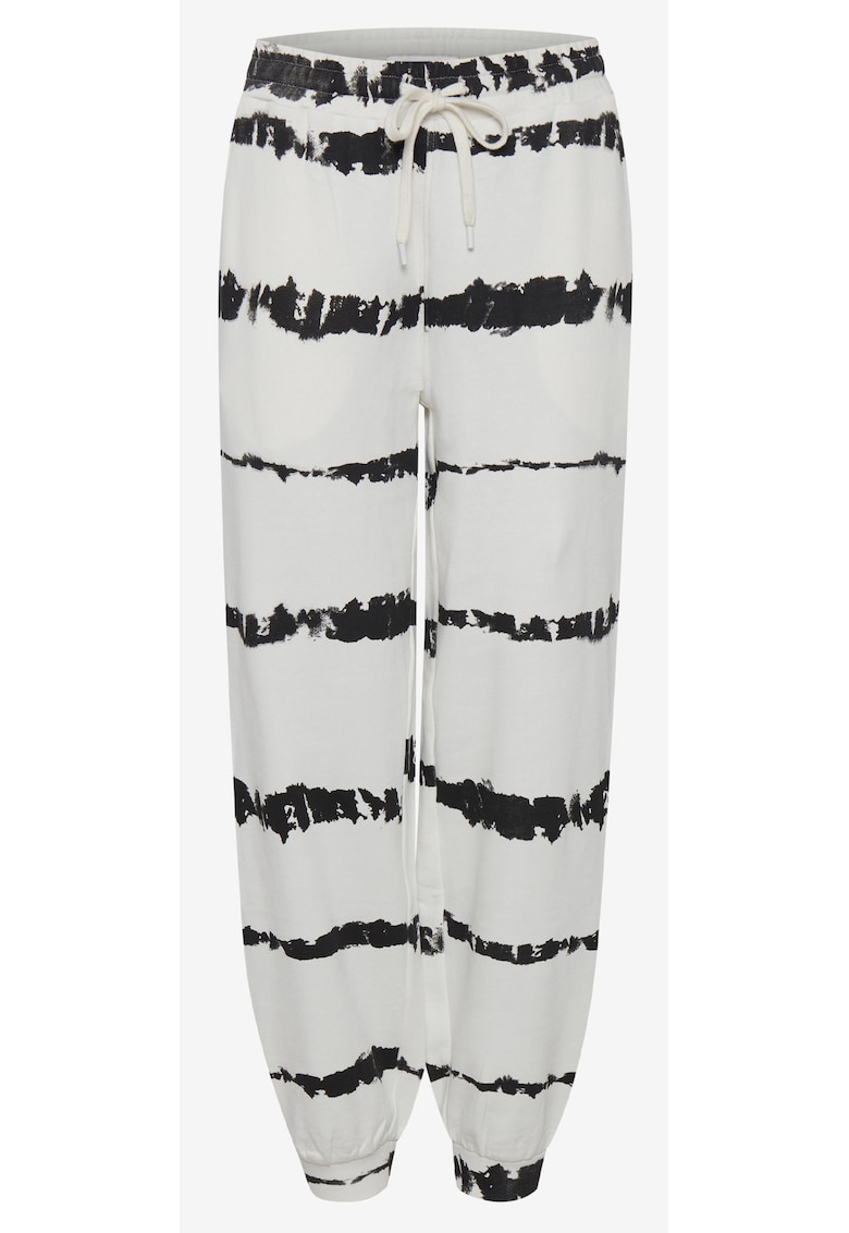 Pantaloni din bumbac organic cu dungi