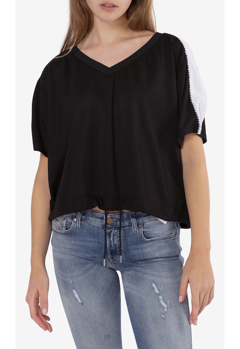 Tricou supradimensionat din amestec de lyocell -
