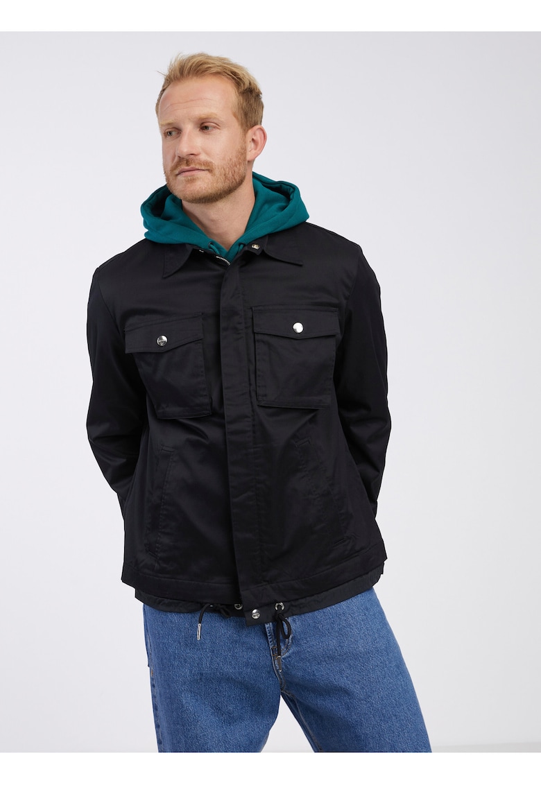 Geaca regular fit cu fermoar J-Bego -