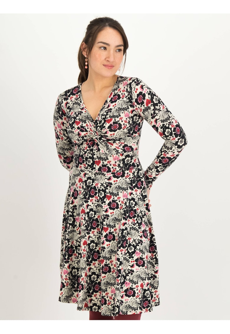 Rochie cu detaliu frontal rasucit Hot Knot