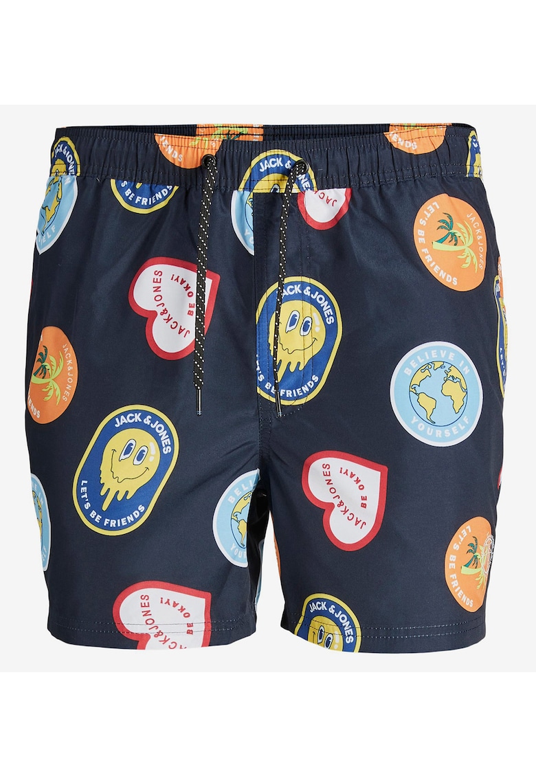 Pantaloni scurti cu model grafic -