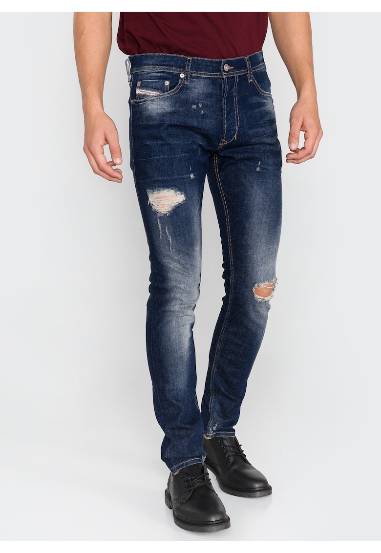 Blugi slim fit rupti Tepphar -