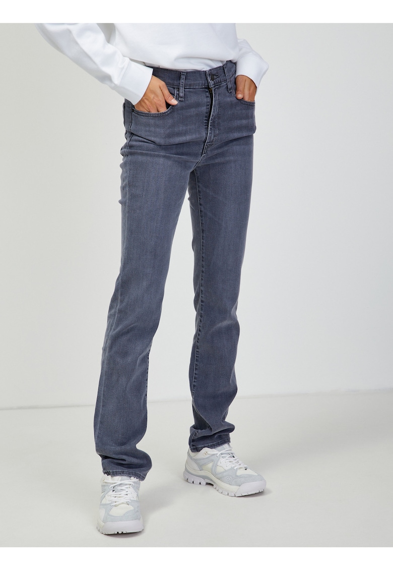 Blugi cu talie medie relaxed fit