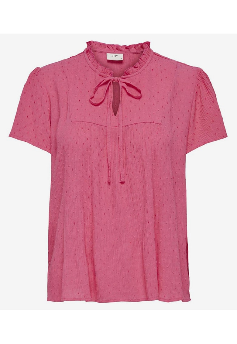 Bluza texturata cu guler scurt Lima