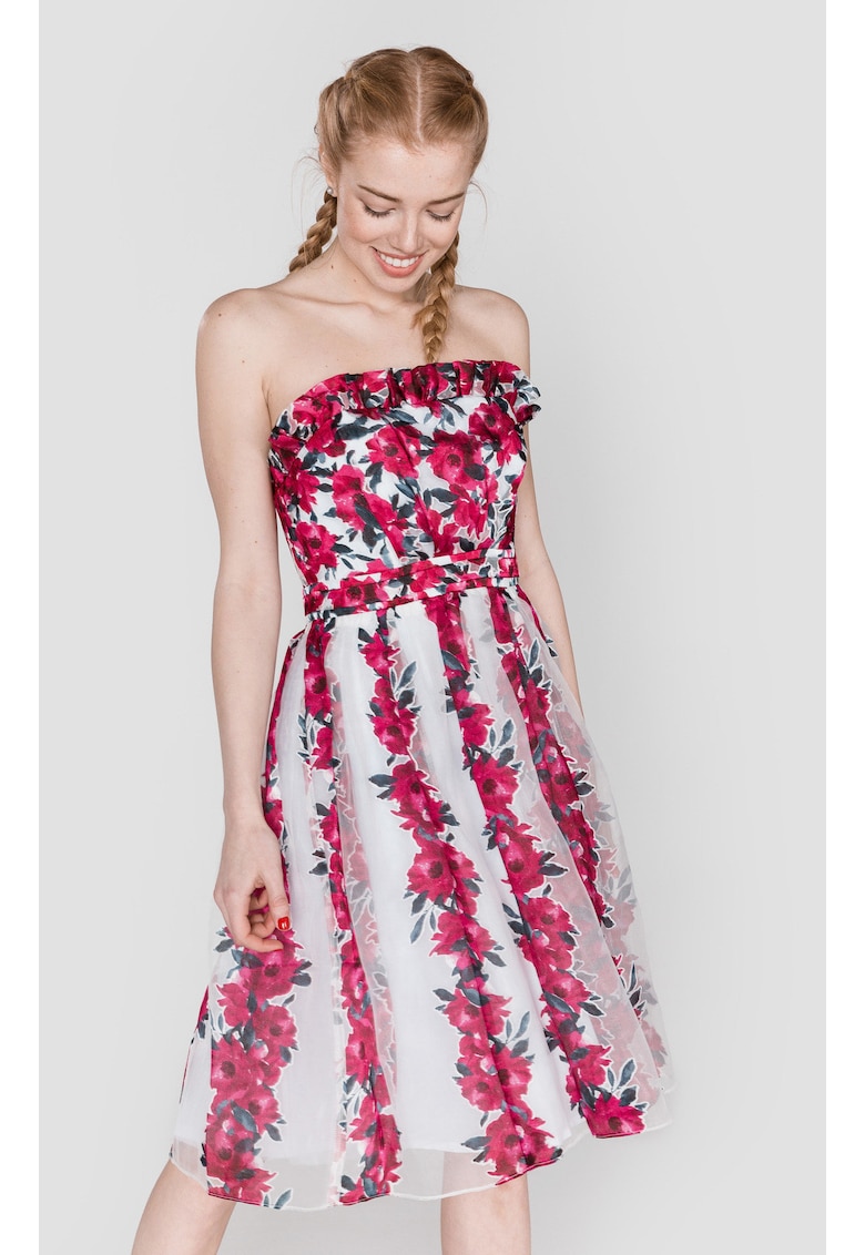 Rochie florala fara bratele