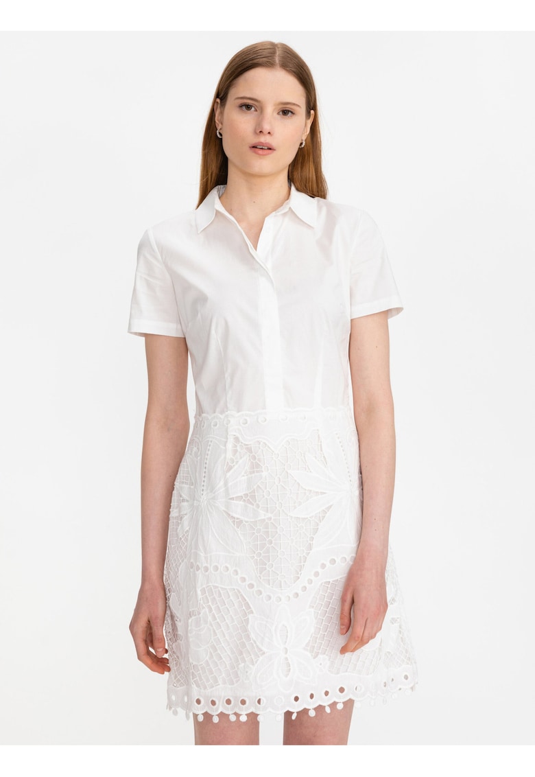 Rochie scurta cu broderie Rita