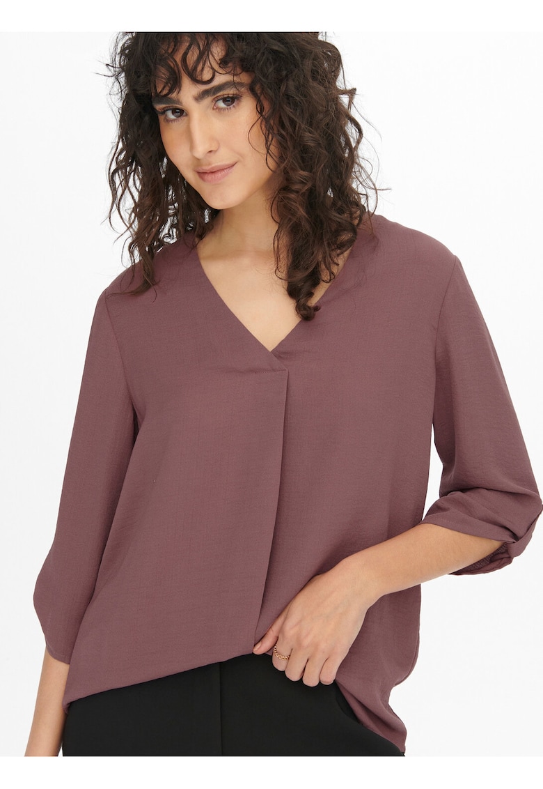 Bluza lejera cu decolteu in V Divya
