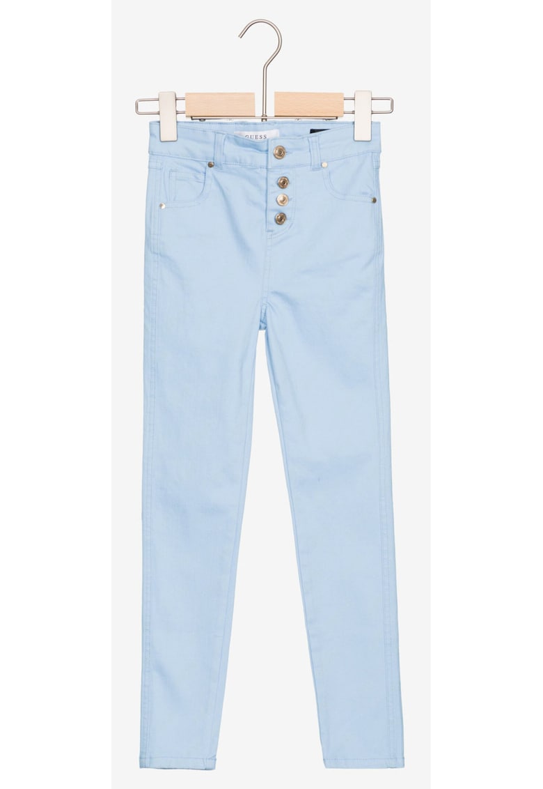 Blugi regular fit cu talie inalta -