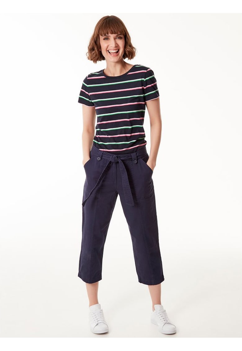 Pantaloni crop din bumbac - 36