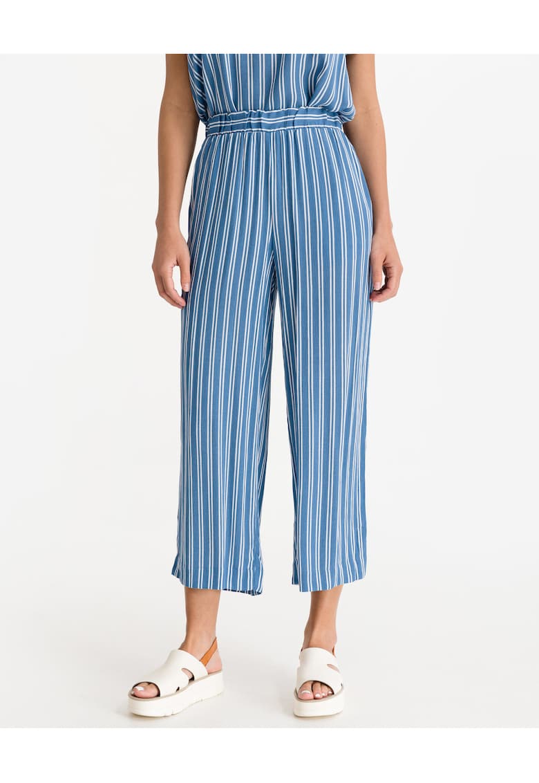 Pantaloni crop cu dungi Marrakech