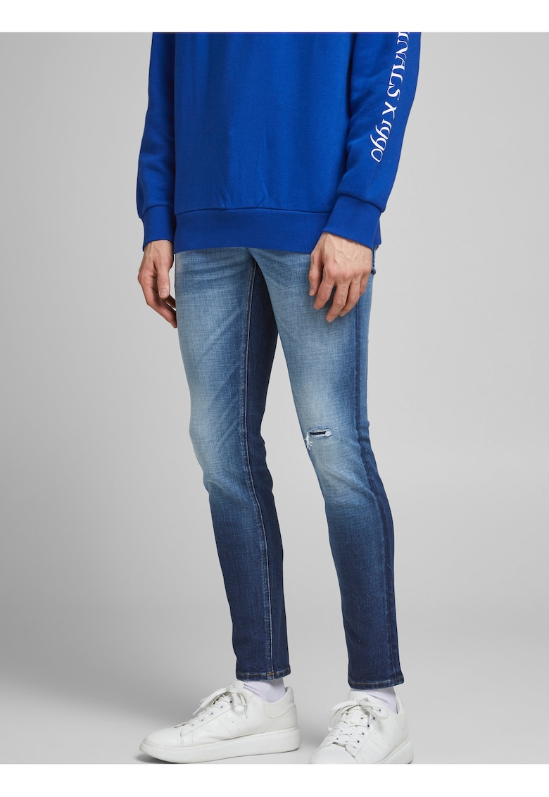 Blugi skinny cu talie joasa Liam -