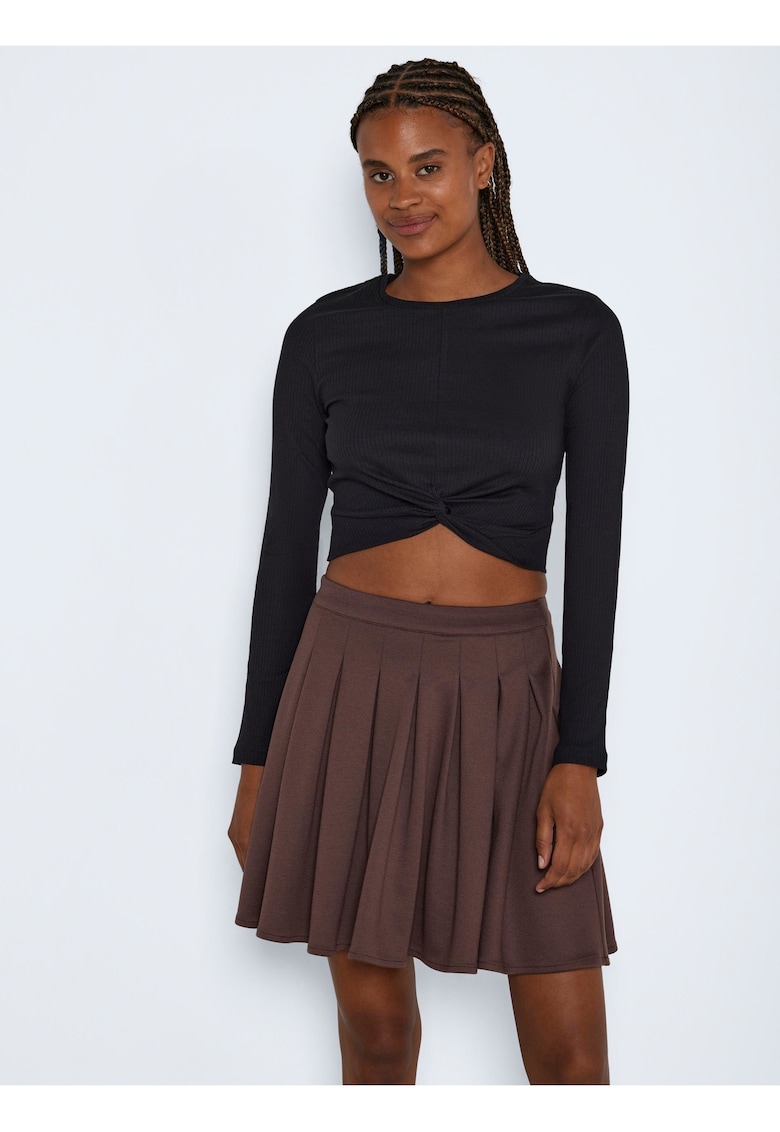Bluza scurta din amestec de bumbac -
