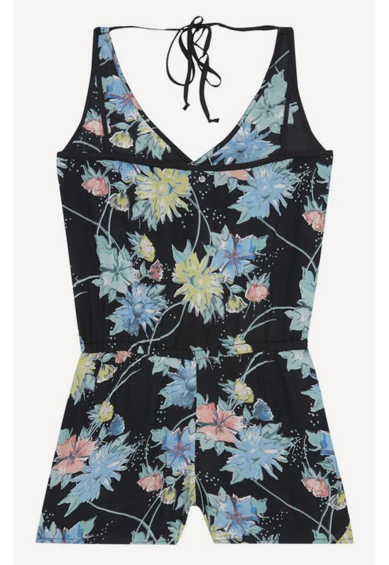 Salopeta de plaja cu imprimeu floral