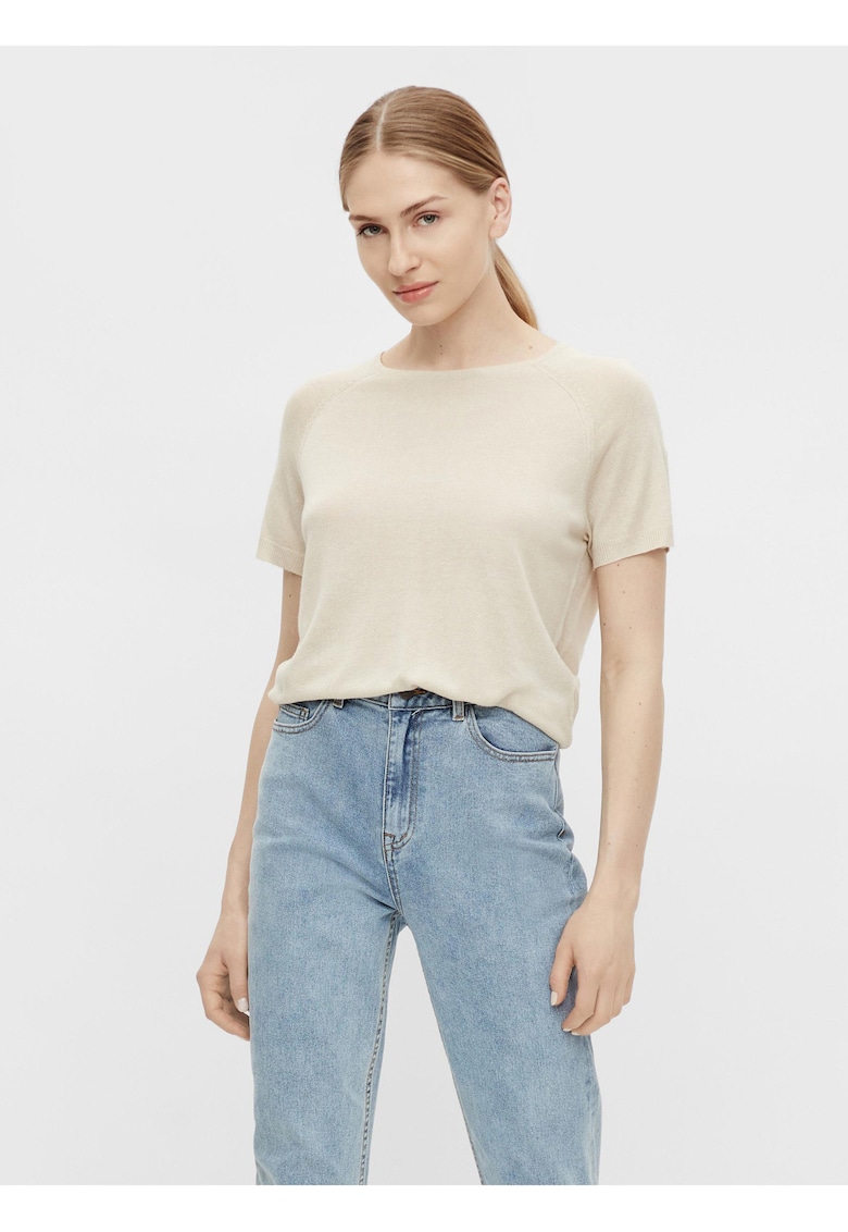 Tricou lejer din amestec de in -