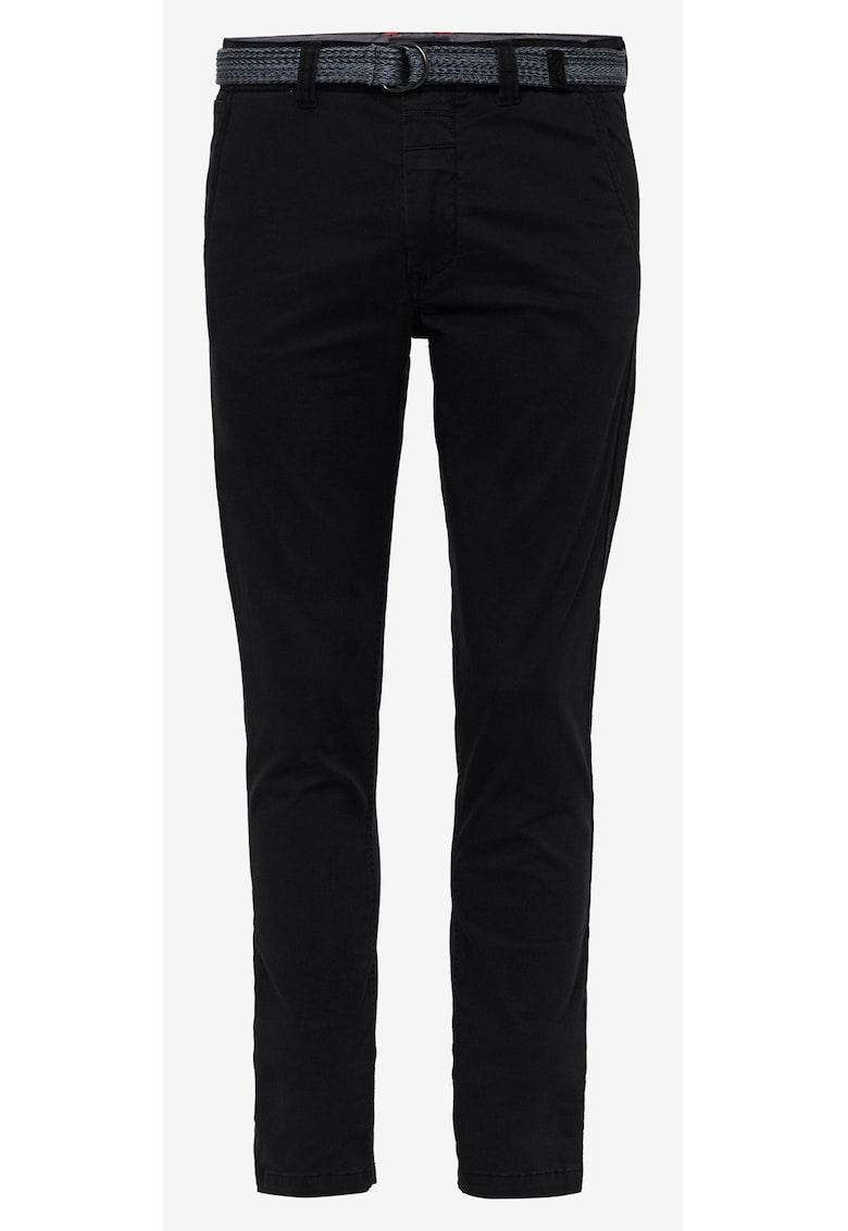 Pantaloni uni cu o curea