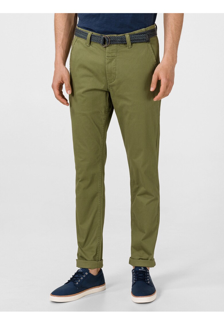 Pantaloni regular cu talie medie -