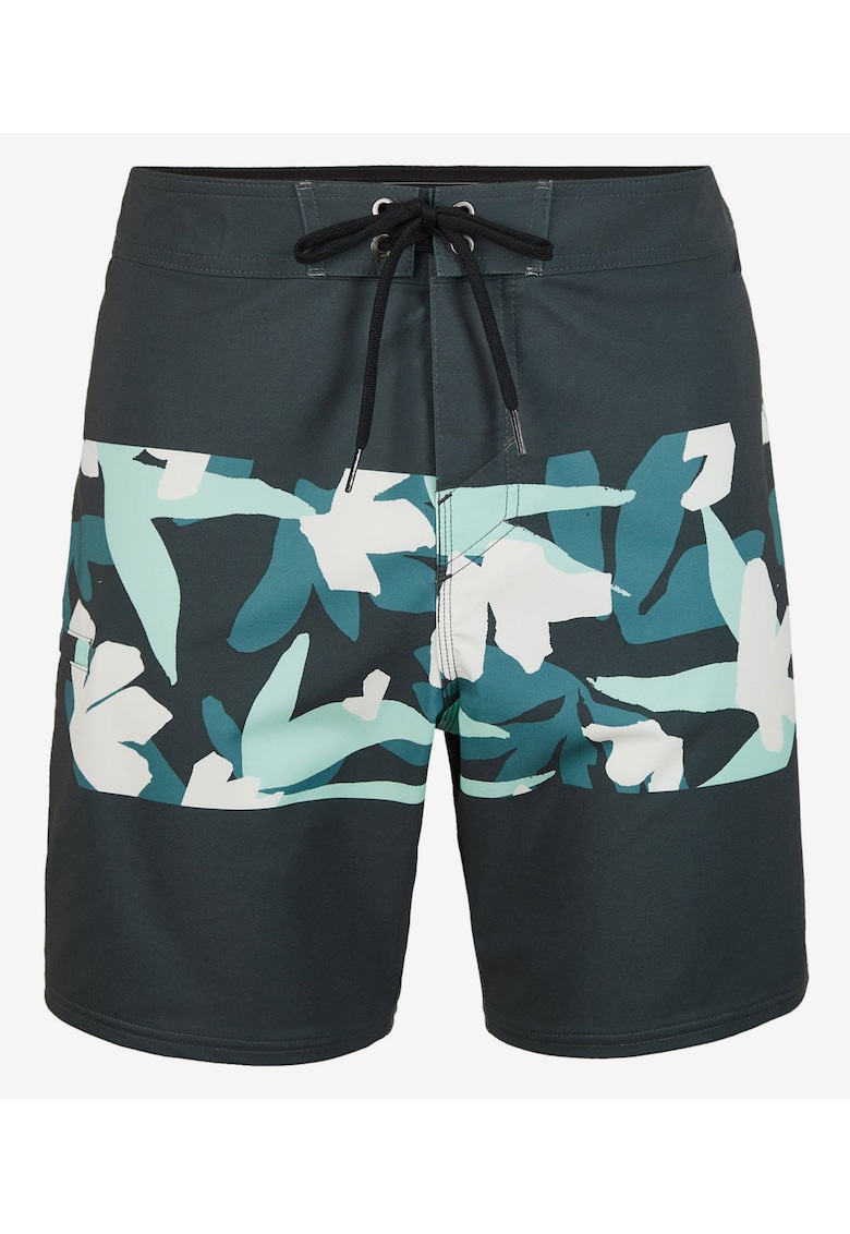 Pantaloni scurti de baie cu imprimeu floral -
