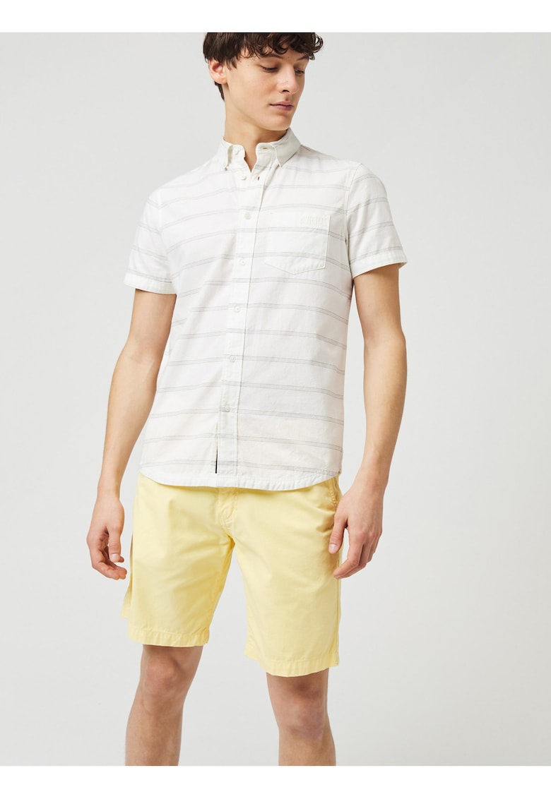 Pantaloni scurti uni din bumbac -