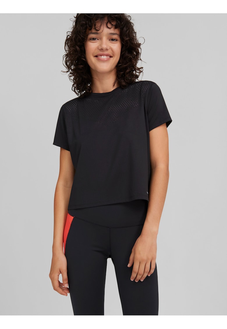 Tricou scurt cu model uni