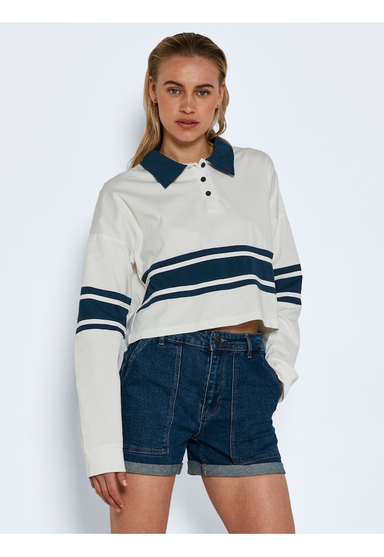 Bluza polo crop