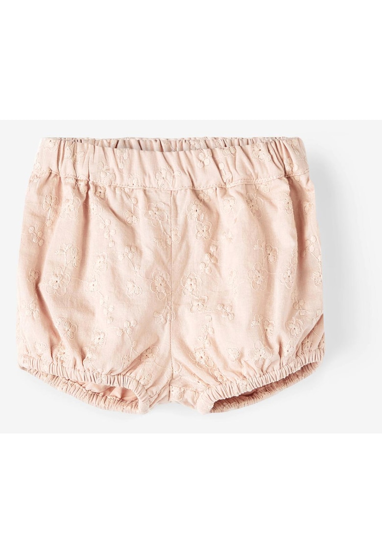 Pantaloni scurti cu flori brodate Deliner