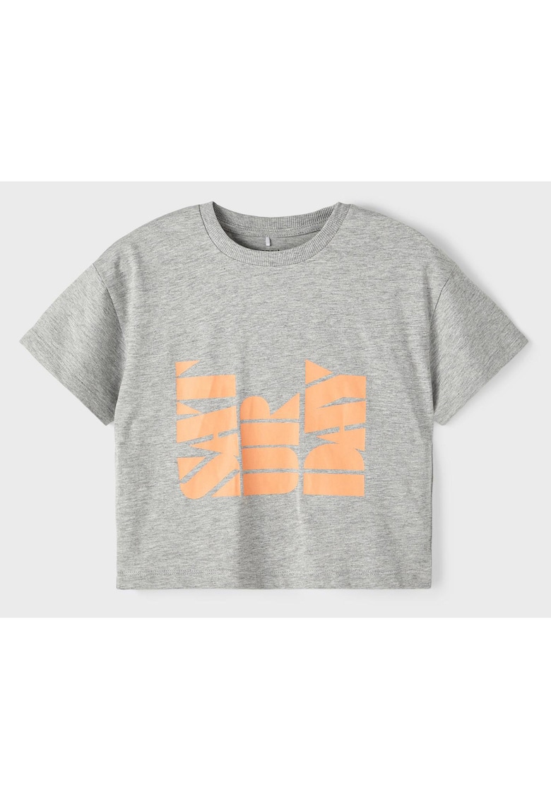 Tricou din bumbac organic cu text -