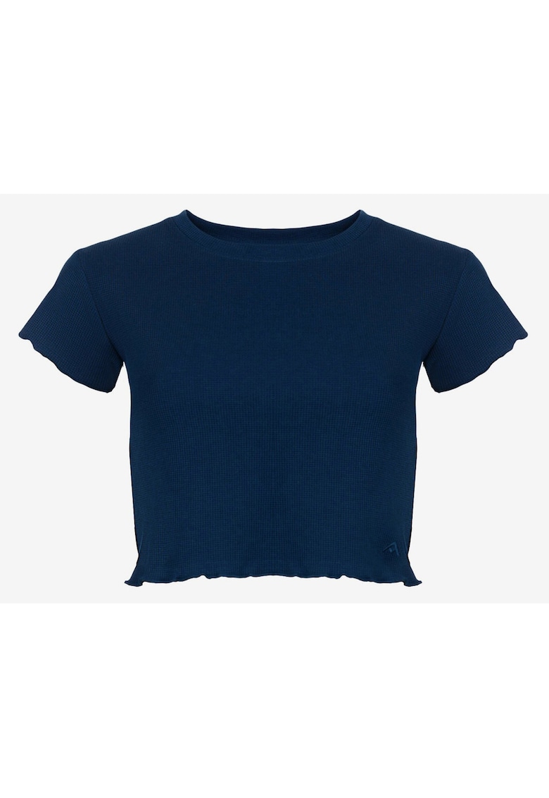 Tricou scurt cu terminatii valurite