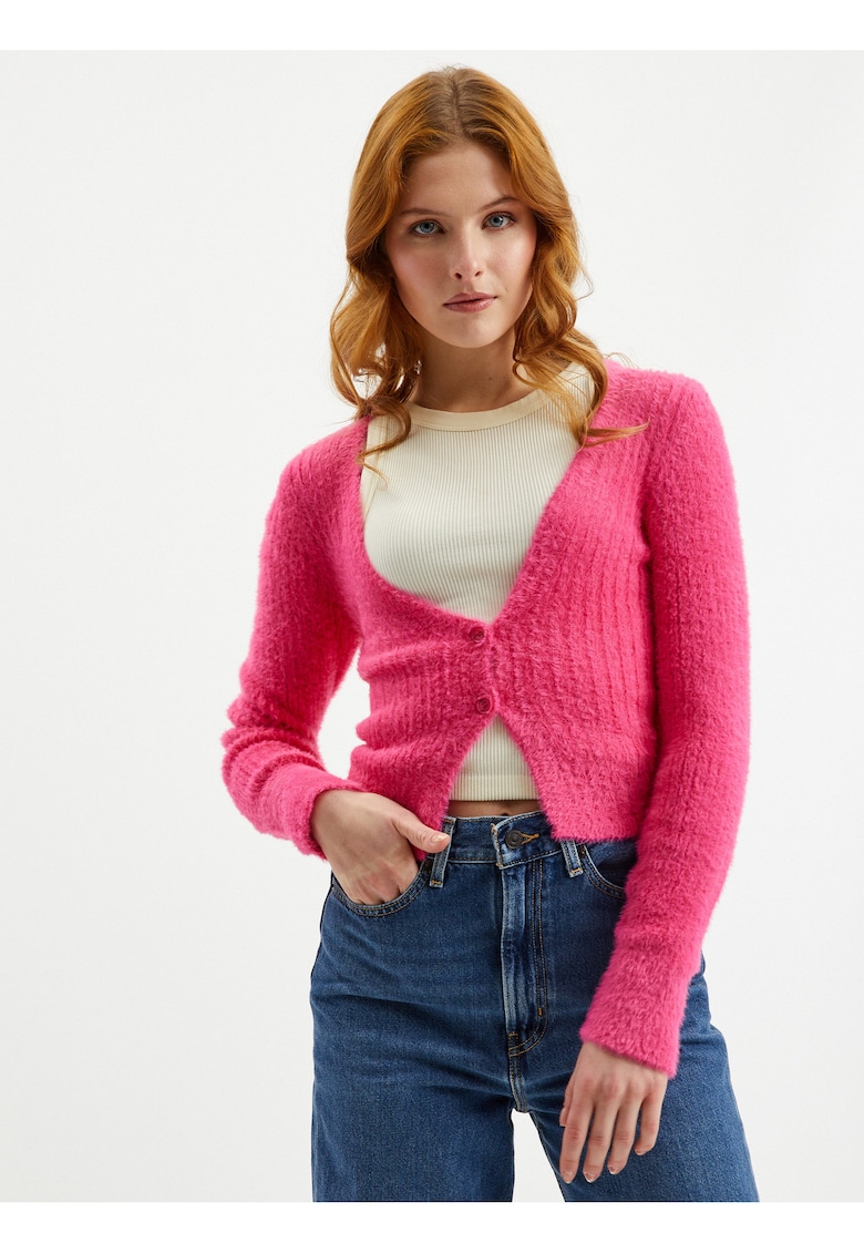 Cardigan crop cu nasturi Sweet