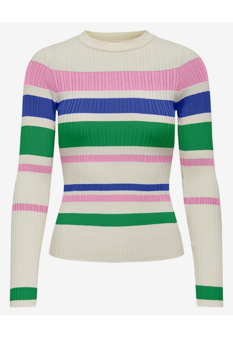 Pulover slim fit cu dungi Sandri