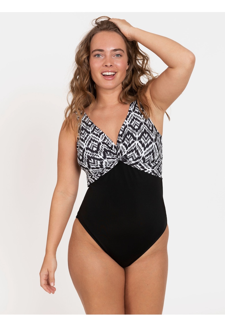 Costum de baie intreg cu decolteu in V -