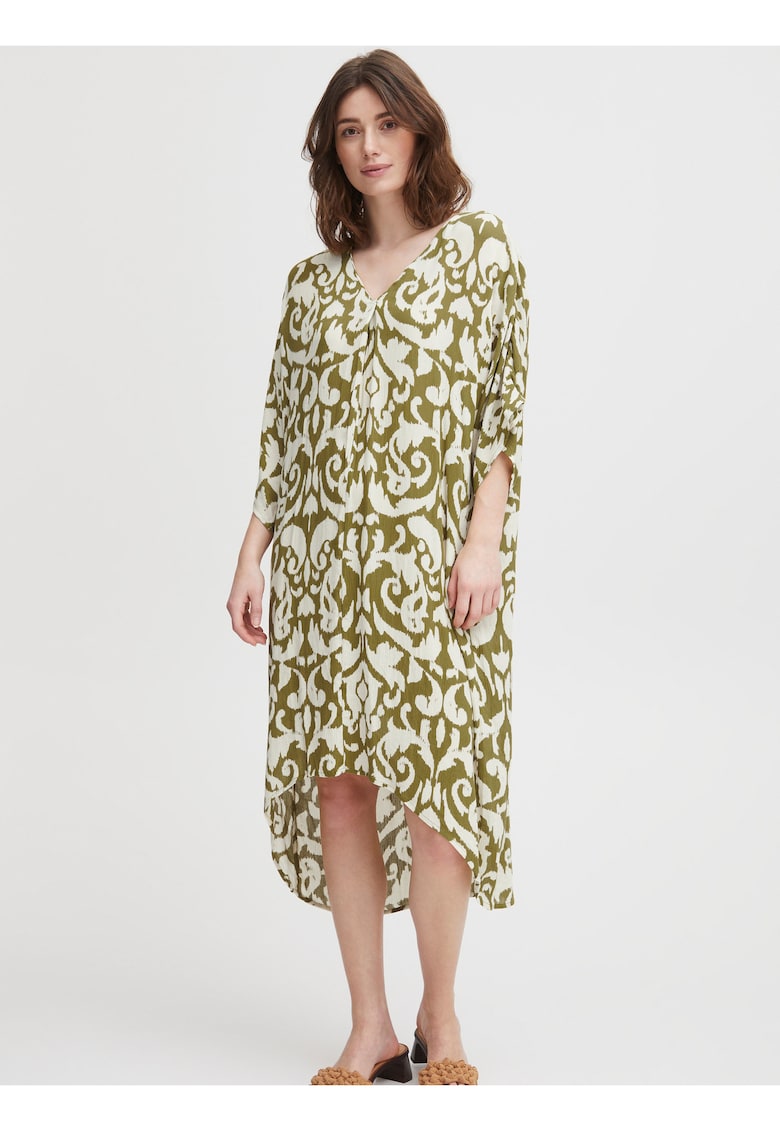 Rochie tip camasa cu terminatie asimetrica