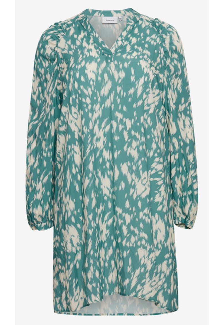 Rochie-tunica cu imprimeu abstract