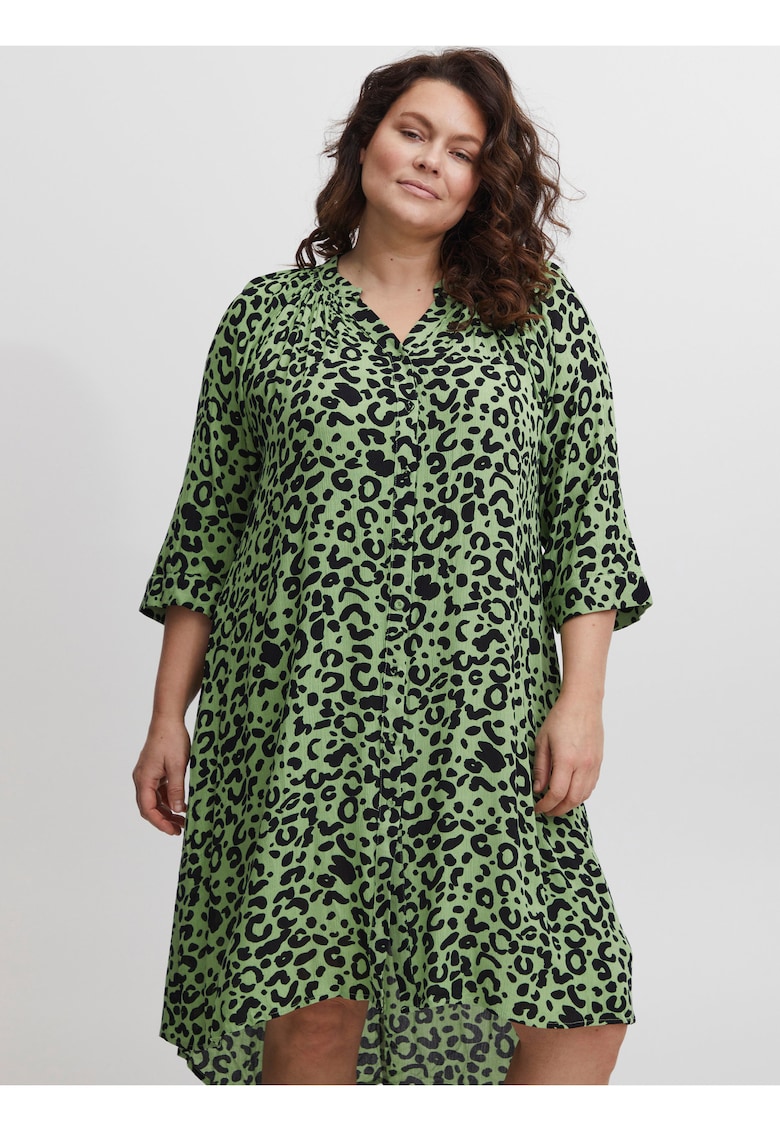 Rochie camasa cu animal print
