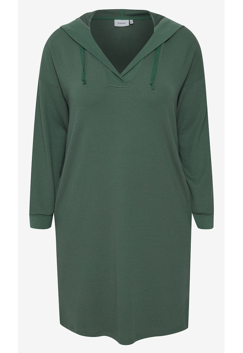 Rochie-hanorac uni - cu maneci cazute -