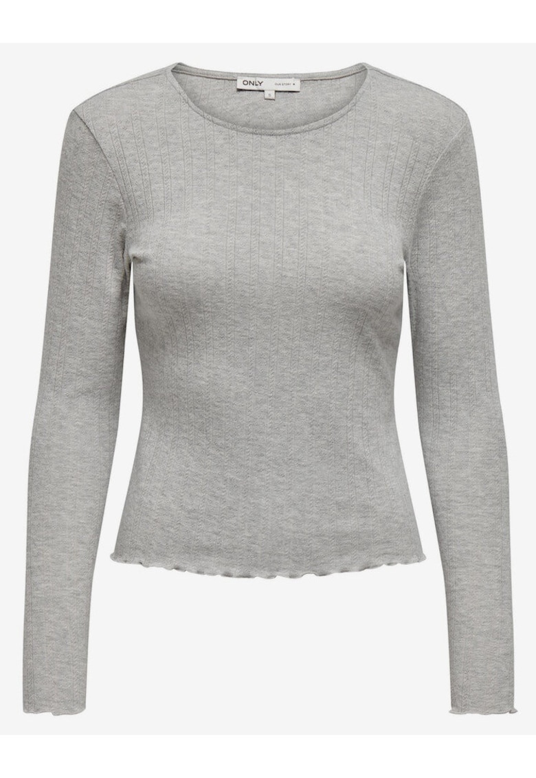 Tricou din bumbac cu decolteu rotund