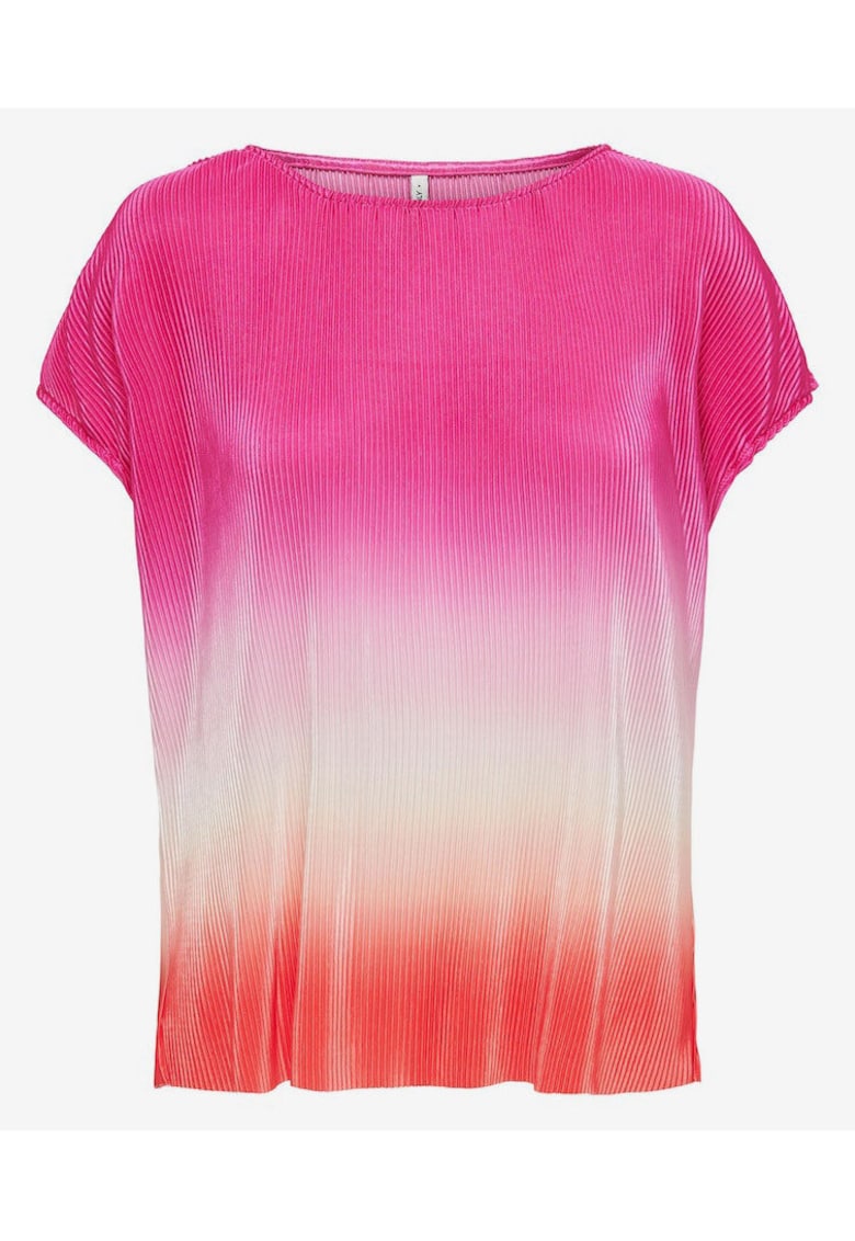 Tricou texturat in degrade Jilly