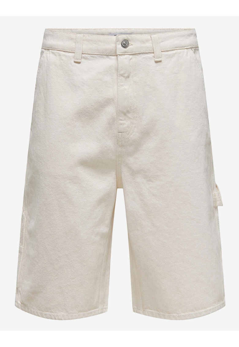 Pantaloni scurti din cu buzunare